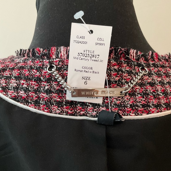 NWT Tweed Jacket WHBM Size 6 - Picture 9 of 11